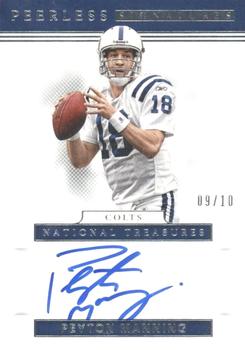 2017 Panini National Treasures - Peerless Signatures #PS-PM Peyton Manning Front