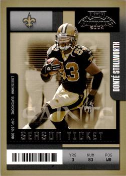 2004 Playoff Contenders - Hawaii 2005 #63 Donte Stallworth Front