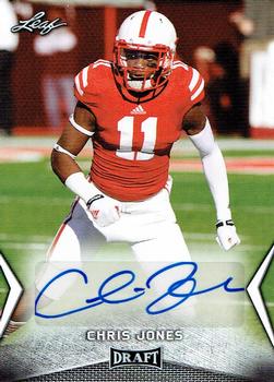 2018 Leaf Draft - Autographs #BA-CJ1 Chris Jones Front