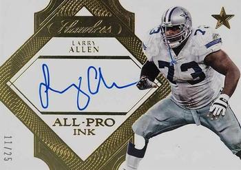 2017 Panini Flawless - All-Pro Ink #AP-LY Larry Allen Front