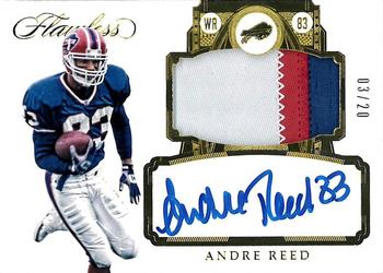 2017 Panini Flawless - Patch Autographs #PA-AN Andre Reed Front