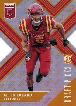 2018 Panini Elite Draft Picks - Status Die Cut Orange #130 Allen Lazard Front