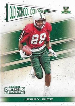 2018 Panini Contenders Draft Picks - Old School Colors #11 Jerry Rice Front