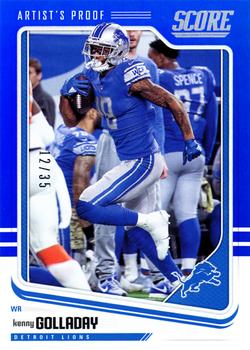 2018 Score - Artist's Proof #105 Kenny Golladay Front