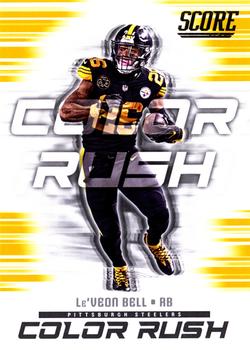 2018 Score - Color Rush Gold #12 Le'Veon Bell Front