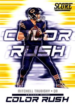 2018 Score - Color Rush Gold #19 Mitchell Trubisky Front