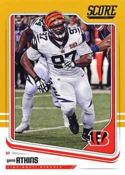 2018 Score - Gold #69 Geno Atkins Front