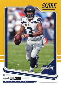 2018 Score - Gold #290 Russell Wilson Front