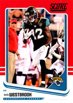 2018 Score - Red #150 Dede Westbrook Front