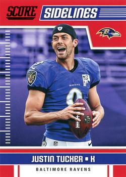 2018 Score - Sidelines Red #9 Justin Tucker Front