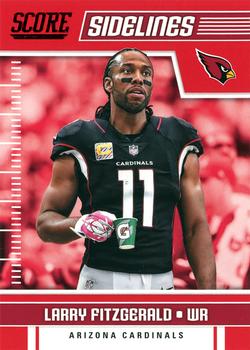 2018 Score - Sidelines Red #11 Larry Fitzgerald Front
