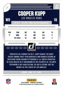 2018 Donruss #152 Cooper Kupp Back