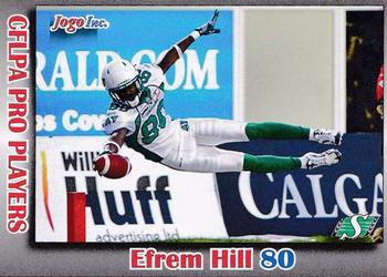 2012 JOGO CFLPA Pro Players #35 Efrem Hill Front