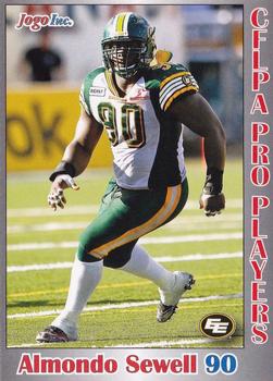 2012 JOGO CFLPA Pro Players #87 Almondo Sewell Front