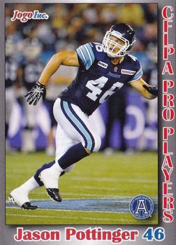 2012 JOGO CFLPA Pro Players #88 Jason Pottinger Front