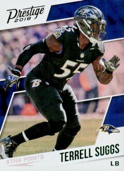 2018 Panini Prestige - Xtra Points Green #89 Terrell Suggs Front