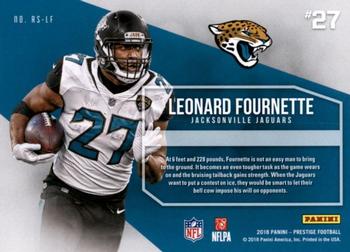 2018 Panini Prestige - Rising Stars #RS-LF Leonard Fournette Back