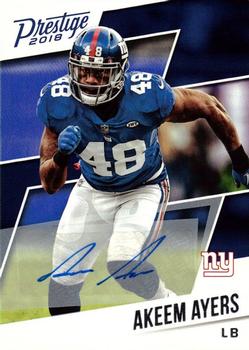 2018 Panini Prestige - Veteran Signatures #136 Akeem Ayers Front