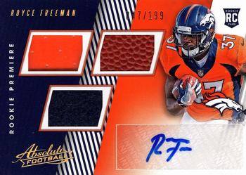 2018 Panini Absolute #173 Royce Freeman Front