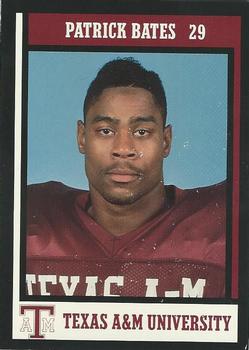 1992 Texas A&M Aggies #11 Patrick Bates Front