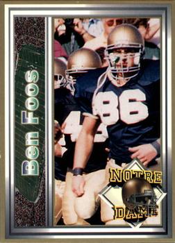 1993 Notre Dame Fighting Irish #NNO Ben Foos Front