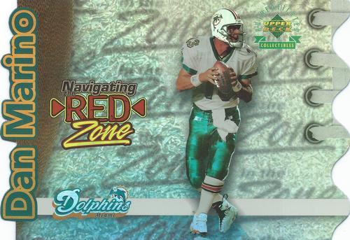 1997 Upper Deck Authenticated Navigating the Red Zone #3 Dan Marino Front