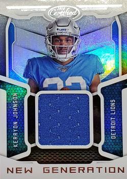 2018 Panini Certified - New Generation Jerseys Mirror #20 Kerryon Johnson Front