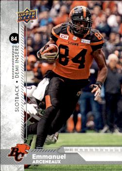 2018 Upper Deck CFL #125 Emmanuel Arceneaux Front