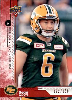 2018 Upper Deck CFL - Red #8 Sean Whyte Front