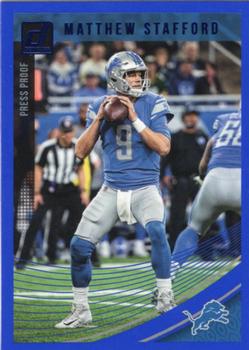 2018 Donruss - Press Proof Blue #94 Matthew Stafford Front