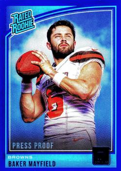 2018 Donruss - Press Proof Blue #303 Baker Mayfield Front