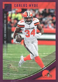 2018 Donruss - Season Stat Line #250 Carlos Hyde Front