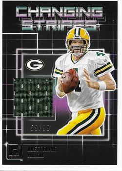 2018 Donruss - Changing Stripes Jerseys #CS-20 Brett Favre Front