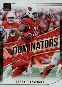 2018 Donruss - Dominators #D-19 Larry Fitzgerald Front