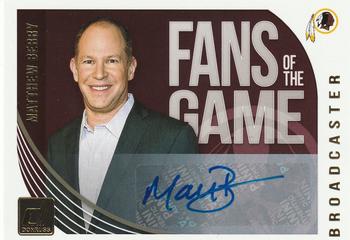 2018 Donruss - Fans of the Game Autographs #FG-MB Matthew Berry Front
