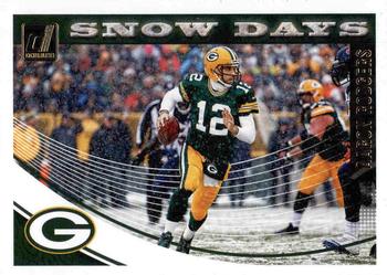 2018 Donruss - Snow Days #SD-10 Aaron Rodgers Front
