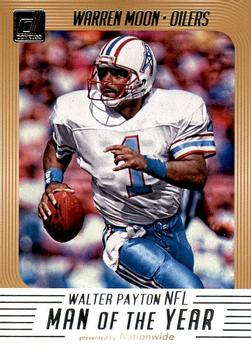 2018 Donruss - Walter Payton NFL Man of the Year #WP-18 Warren Moon Front