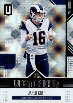 2018 Panini Unparalleled - Victorious #VT-JG Jared Goff Front