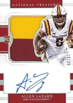 2018 Panini National Treasures Collegiate - Century Silver #121 Allen Lazard Front