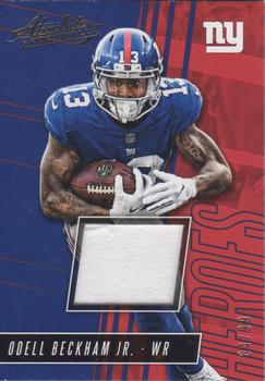 2018 Panini Absolute - Absolute Heroes Memorabilia #AHM-OB Odell Beckham Jr. Front