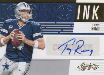 2018 Panini Absolute - Iconic Ink #II-TR Tony Romo Front