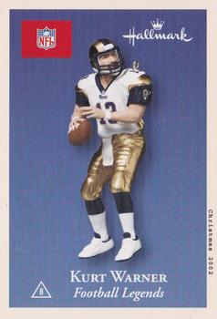 1995-17 Hallmark Keepsake Ornament Cards #8 Kurt Warner Front