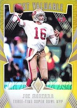 2018 Panini Phoenix - Most Valuable Yellow #10 Joe Montana Front