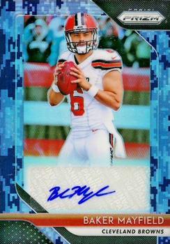 2018 Panini Prizm - Rookie Autographs Prizm Camo #RA-BM Baker Mayfield Front