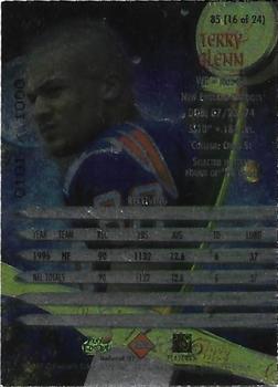 1997 Collector's Edge Excalibur - National Convention #16 Terry Glenn Back