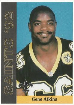 1992 McDag New Orleans Saints #NNO Gene Atkins Front