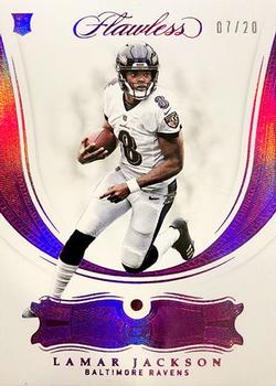 2018 Panini Flawless #106 Lamar Jackson Front