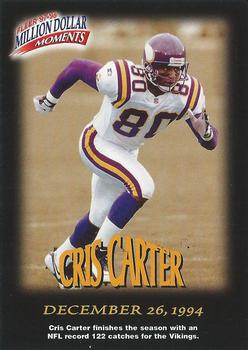 1997 Fleer - Million Dollar Moments Voided #38 Cris Carter Front