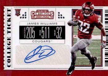 2019 Panini Contenders Draft Picks Collegiate #303 James Williams Front