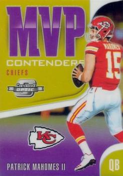 2018 Panini Contenders Optic - MVP Contenders Purple #MVP-PI Patrick Mahomes II Front